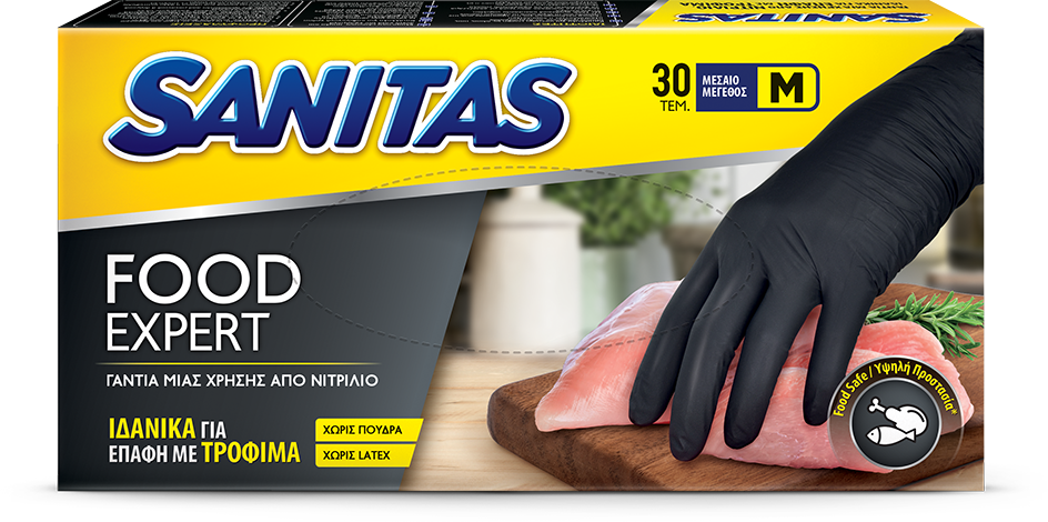 Food Expert Disposable Nitrile Gloves